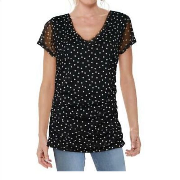 Inc Polka Dot top - Picture 1 of 9